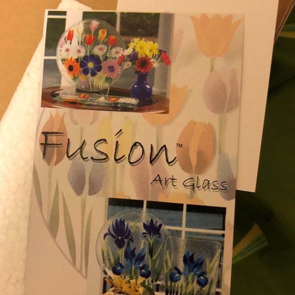 NWT, Fusion Art Glass, bowl - Picture 7 of 9